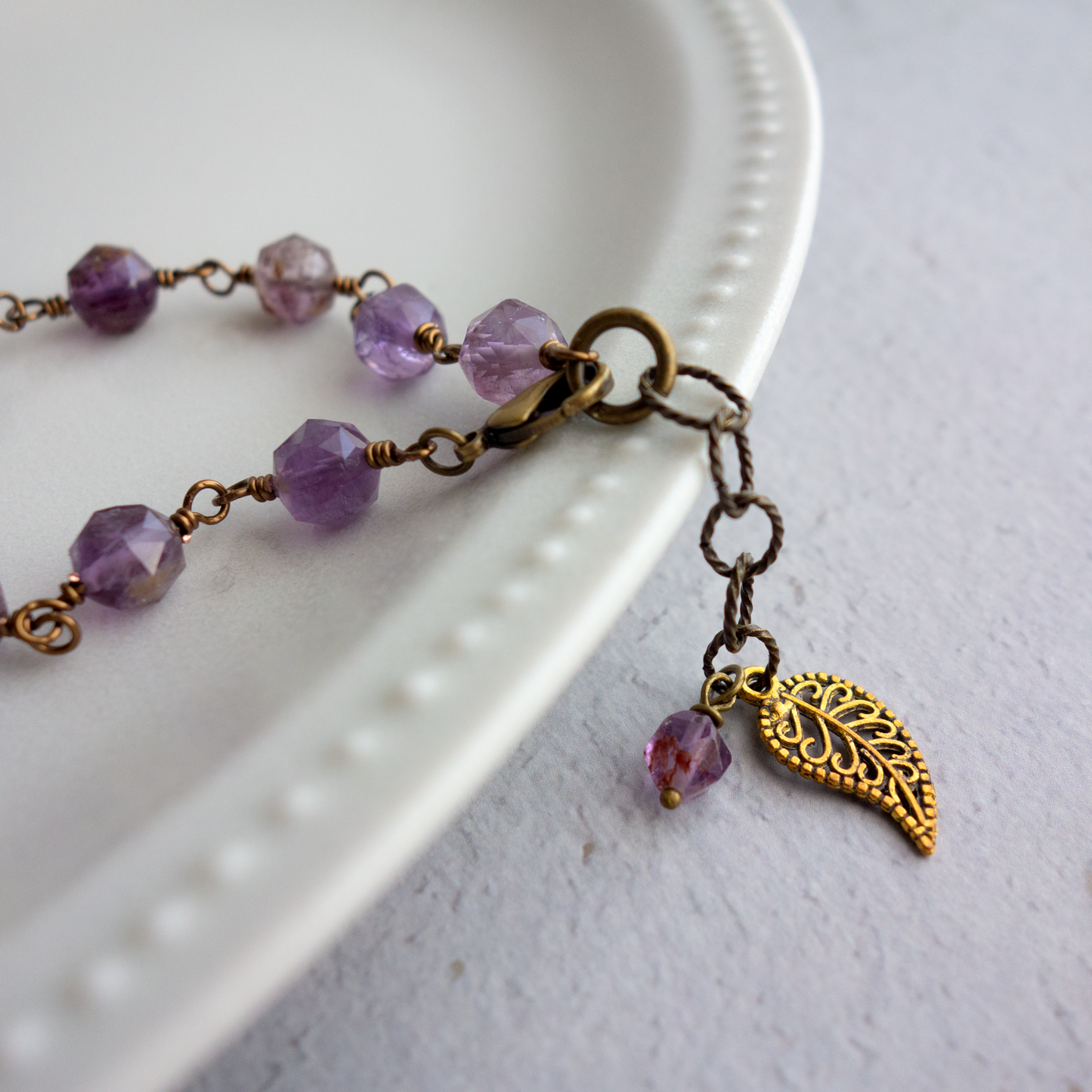 Jardin_ジャルダン/「ガーデンアメジスト」庭園*ブレスレット/Garden Bracelet #280