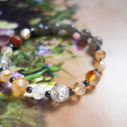 *ジュージーな黄色やオレンジ色の輝きを放つ <シトリン> 暮らしを明るく変えるイエロー効果 #204