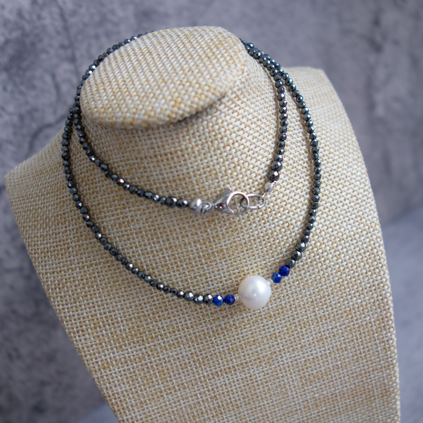 Sofi_ソフィ【淡水パール+ラピスラズリ】_ネックレス