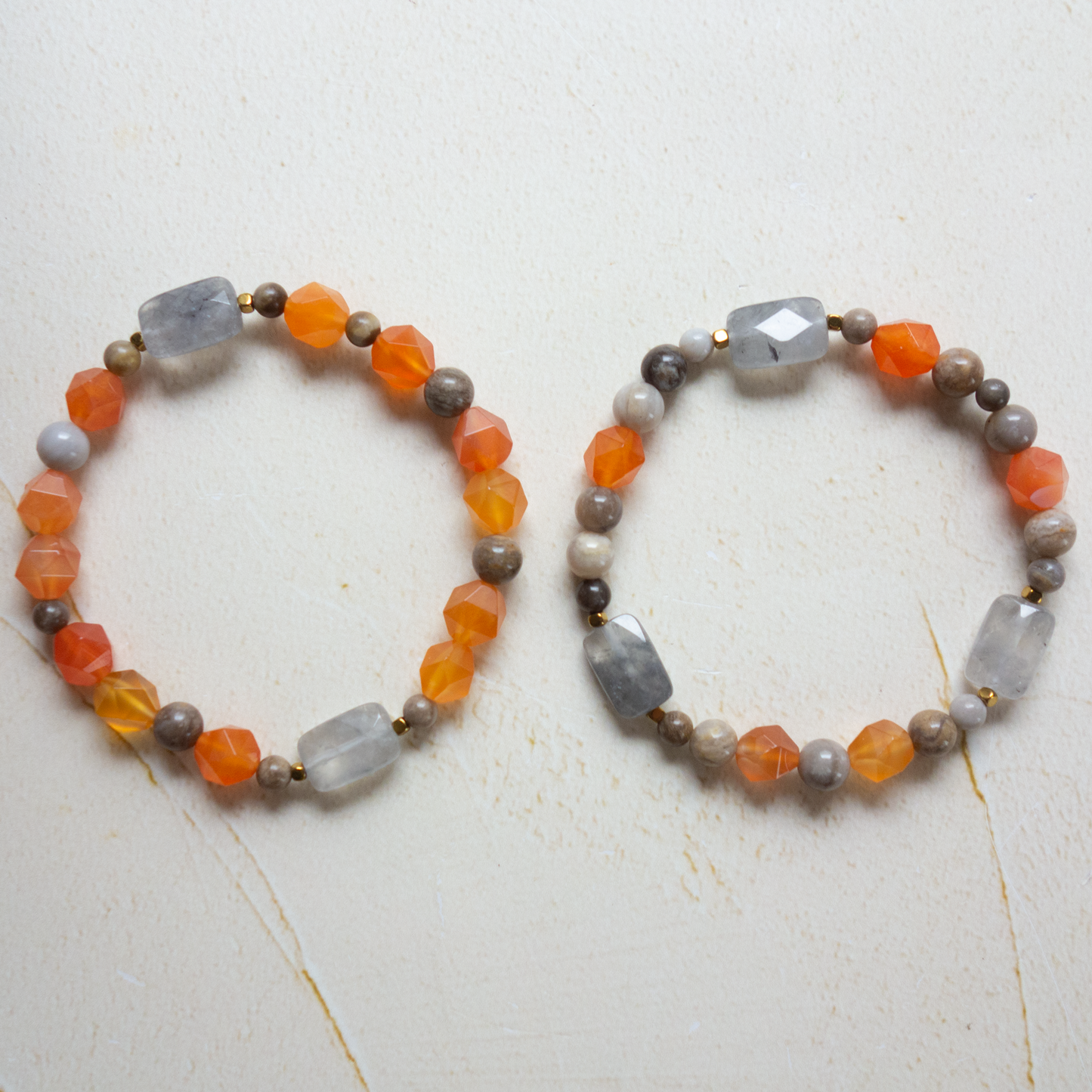 鮮やかで瑞々しいオレンジレッドカラー【カーネリアン】陽の目を見るまで諦めずに取り組む