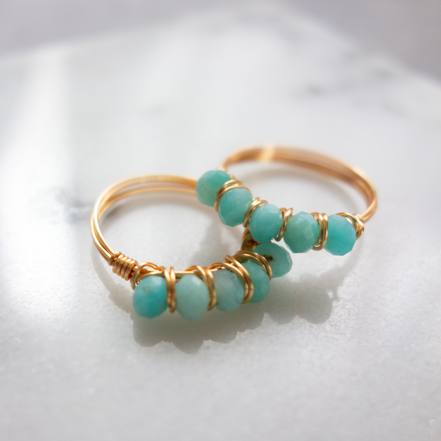 eterno_エテルノ/【アマゾナイト】_天然石ワイヤーリング