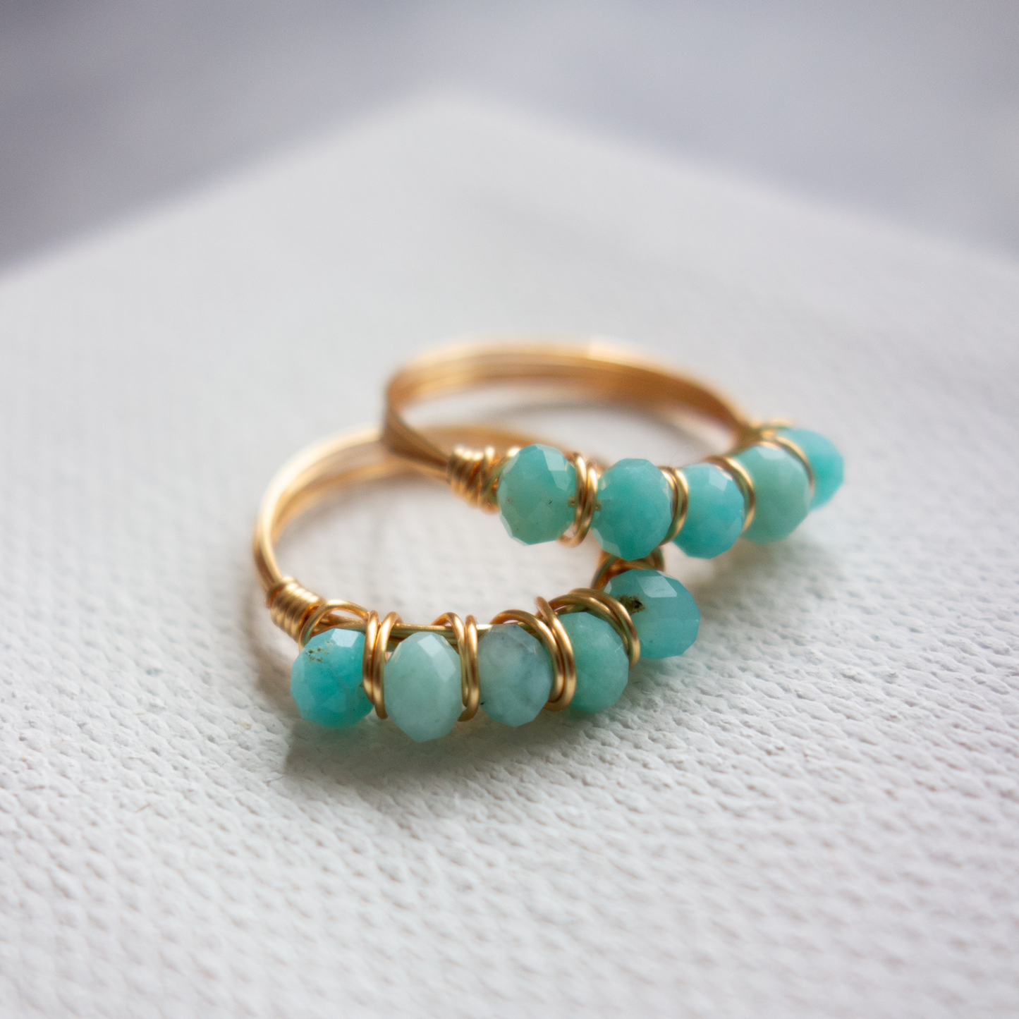 eterno_エテルノ/【アマゾナイト】_天然石ワイヤーリング