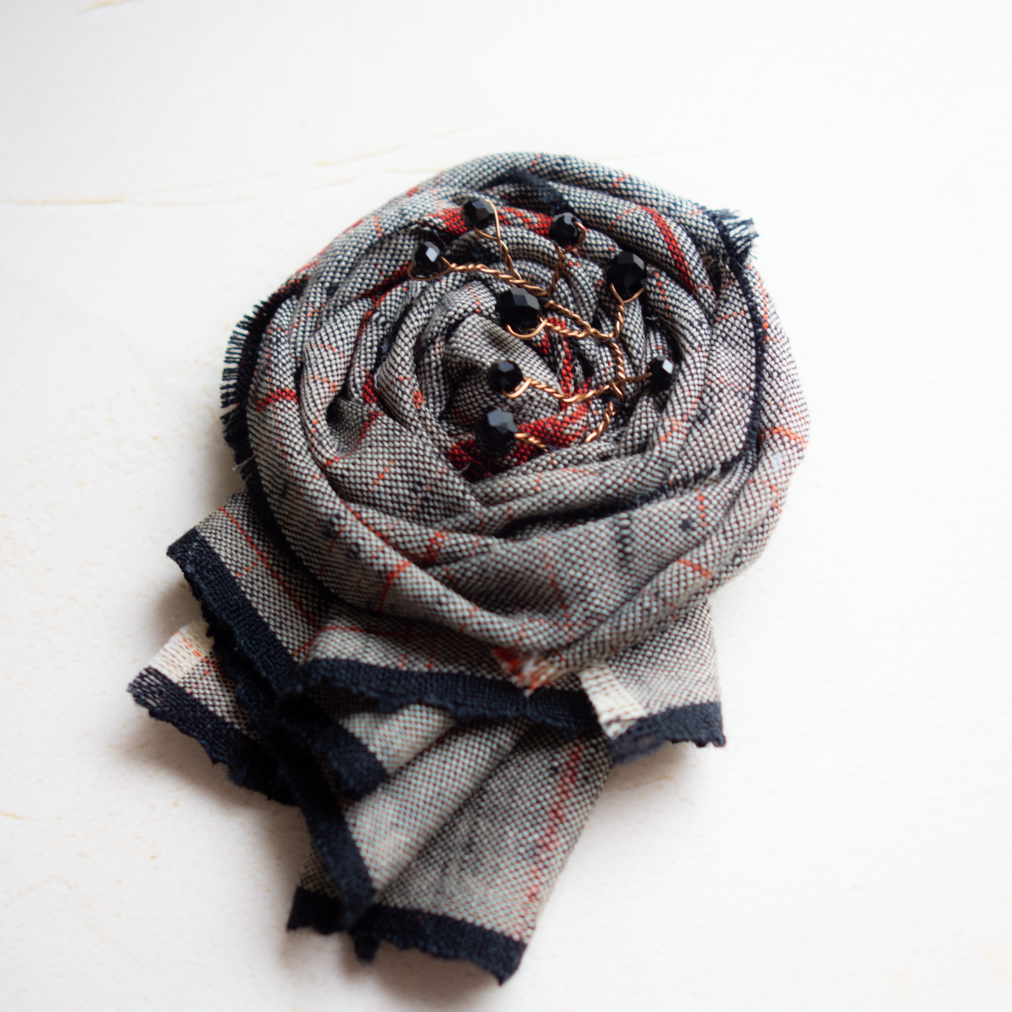 【東雲_shinonome_フリル】和モダン_コサージュ*着物リメイク