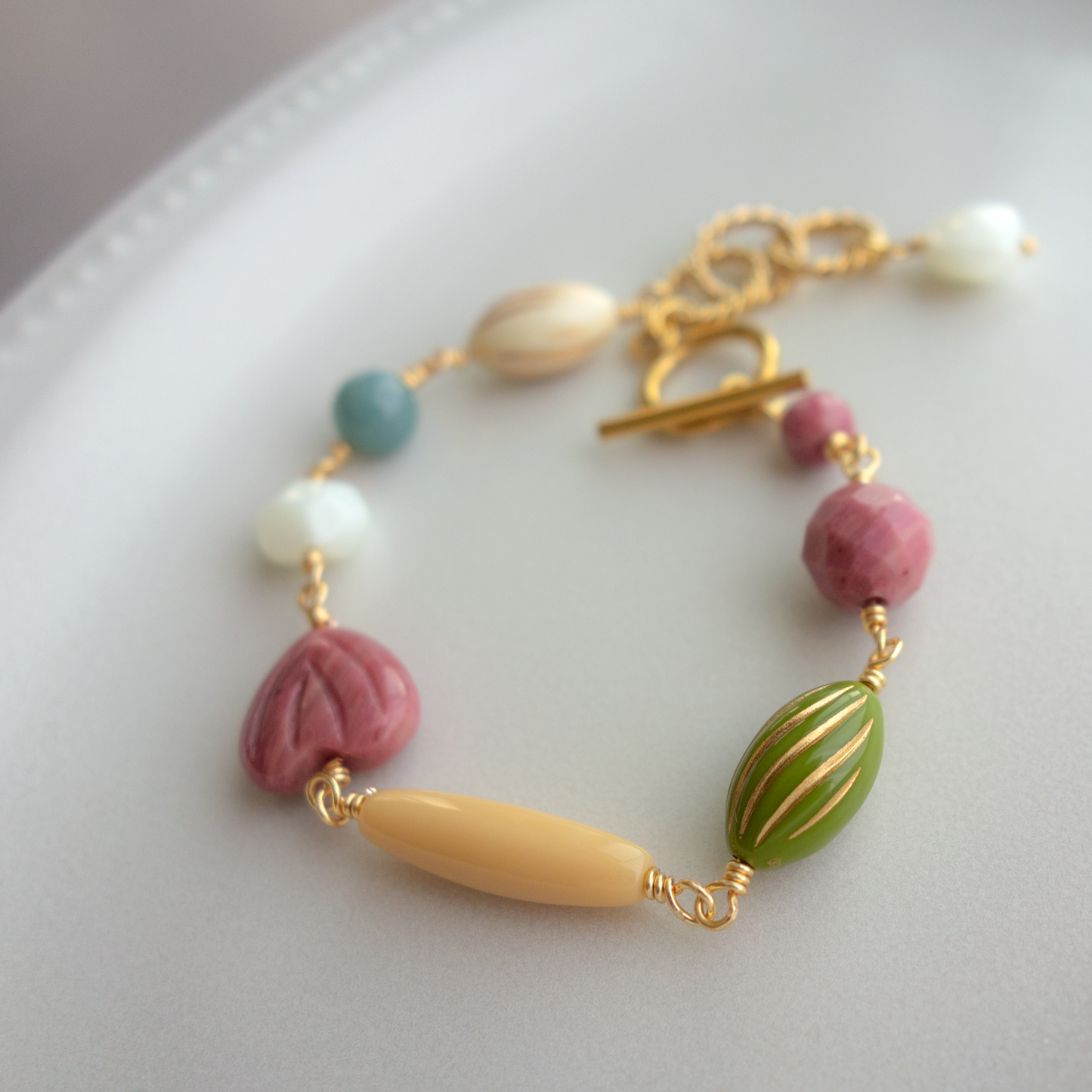 Parfait_パフェ/「ロードナイト」友愛のハート *甘色のブレスレット