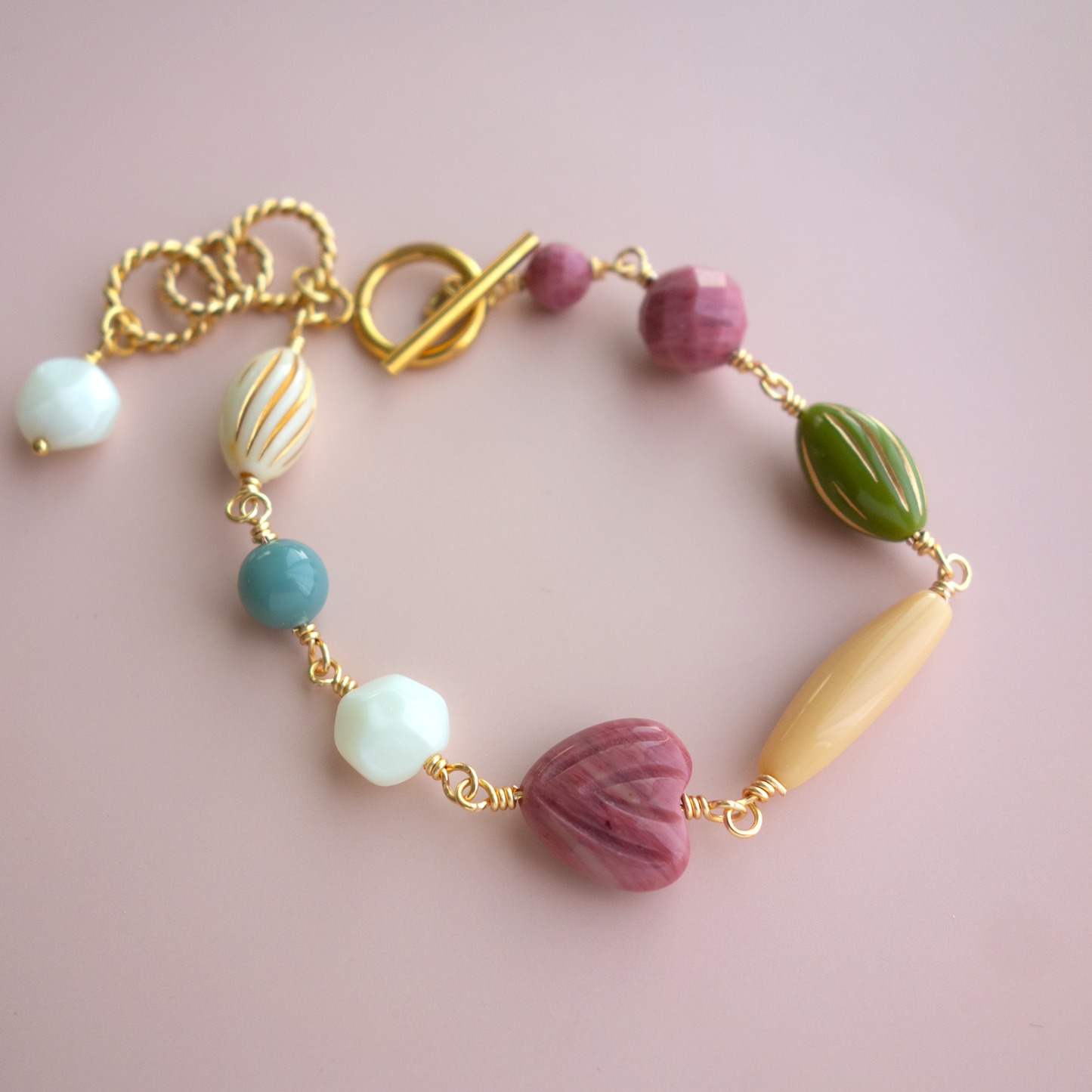 Parfait_パフェ/「ロードナイト」友愛のハート *甘色のブレスレット