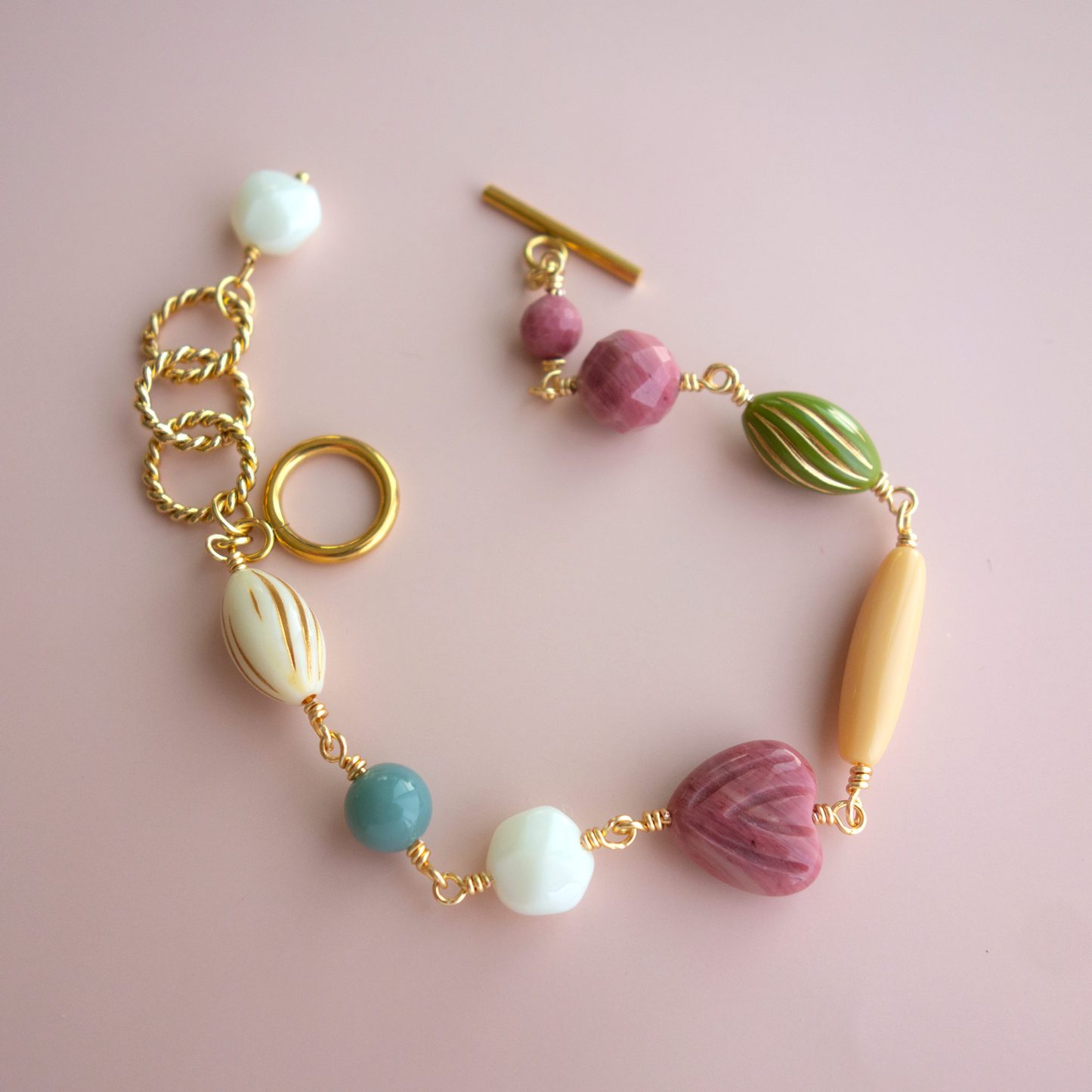 Parfait_パフェ/「ロードナイト」友愛のハート *甘色のブレスレット