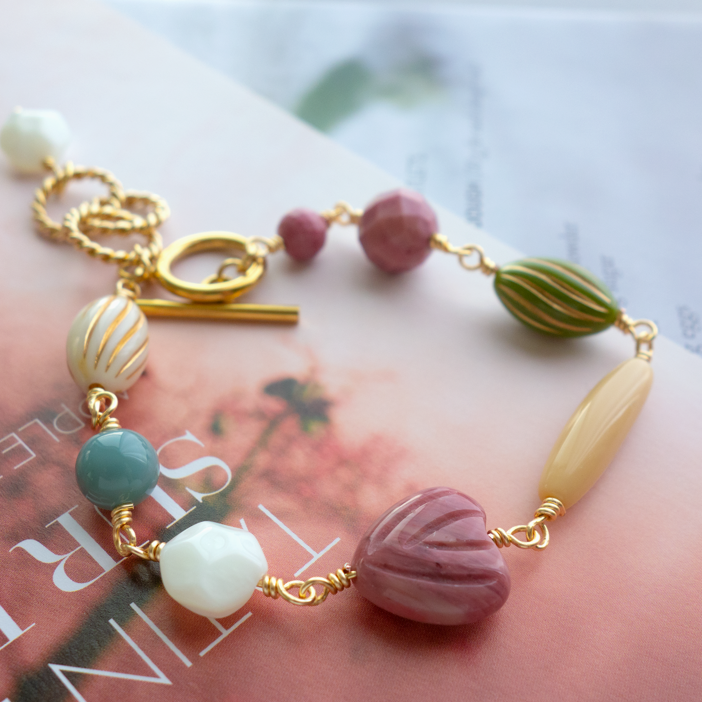 Parfait_パフェ/「ロードナイト」友愛のハート *甘色のブレスレット