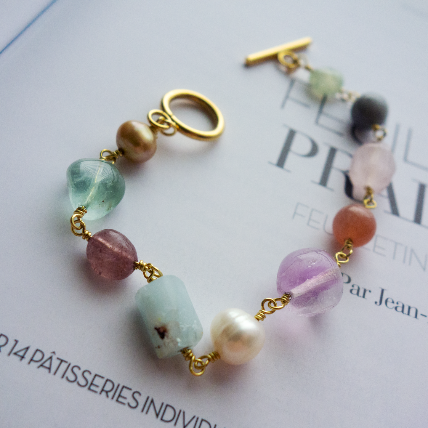 Aura _アウラ/香りのひととき/香風*のブレスレット/Fragrance moment Kofu* bracelet