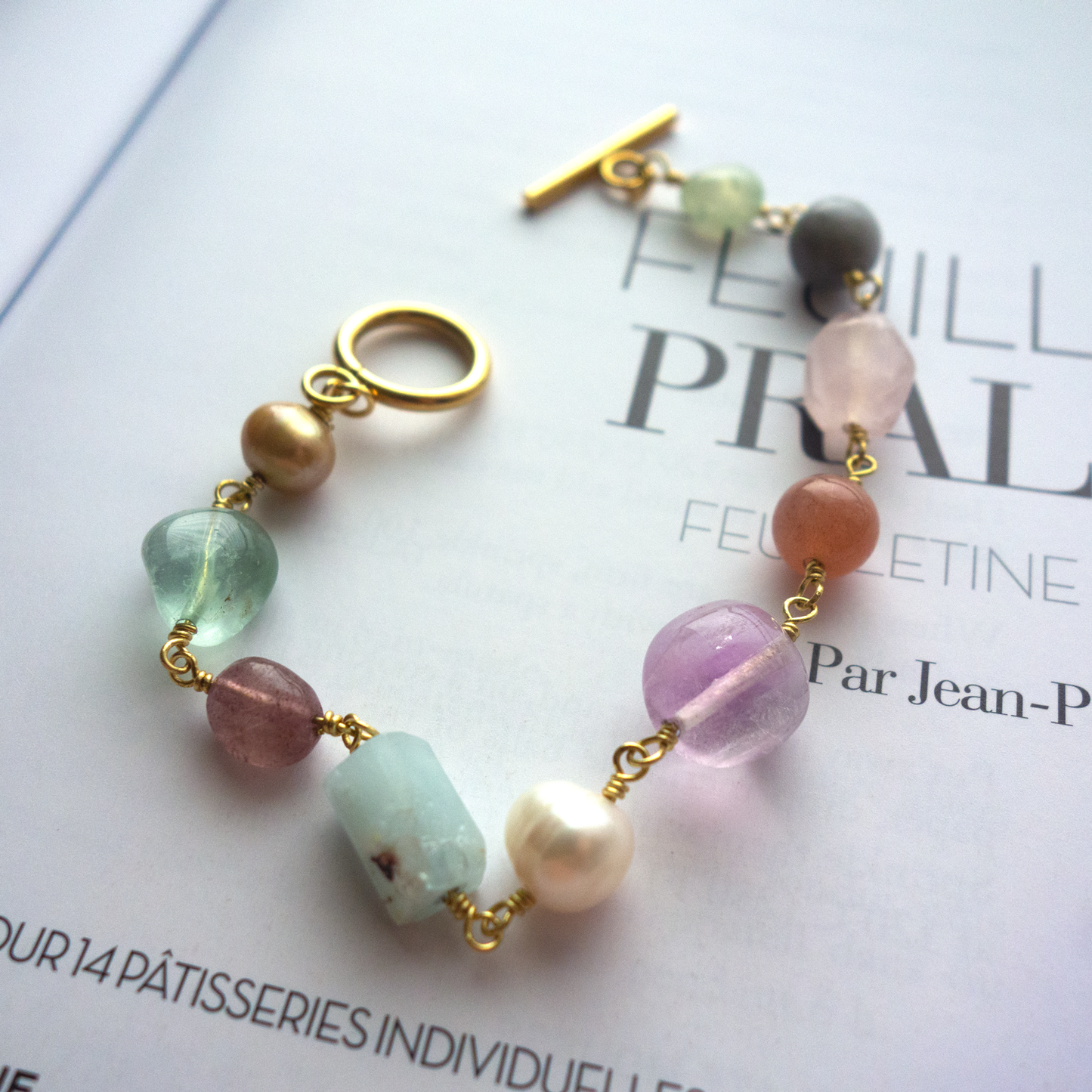 Aura _アウラ/香りのひととき/香風*のブレスレット/Fragrance moment Kofu* bracelet