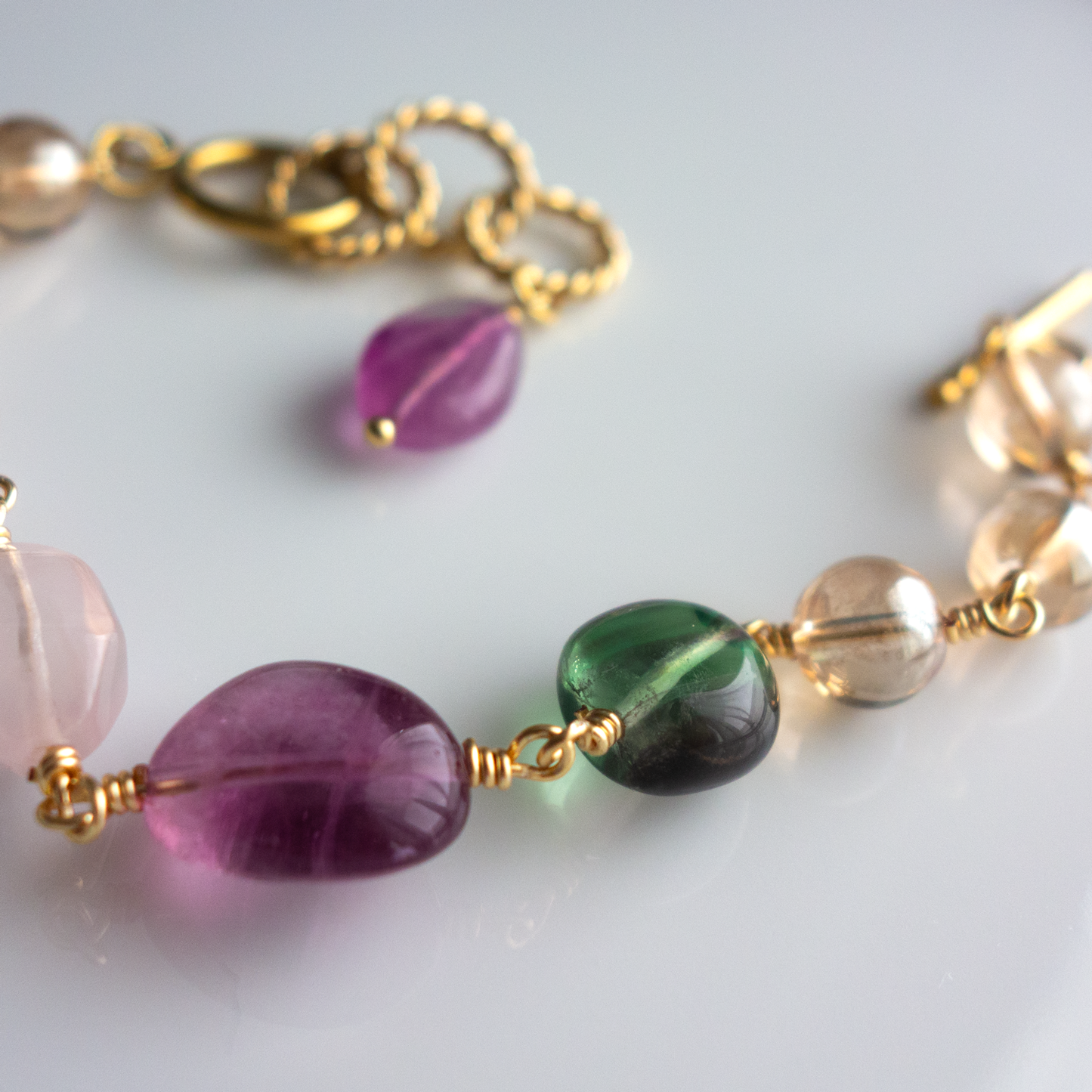 Lux _ルクス/光りと雲の変幻/彩雲*のブレスレット/ Colorful Cloud* Bracelet