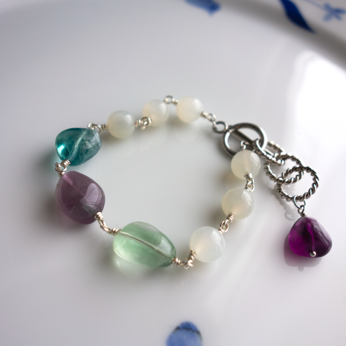 Lux _ルクス/光りと雲の変幻/彩雲*のブレスレット/ Colorful Cloud* Bracelet