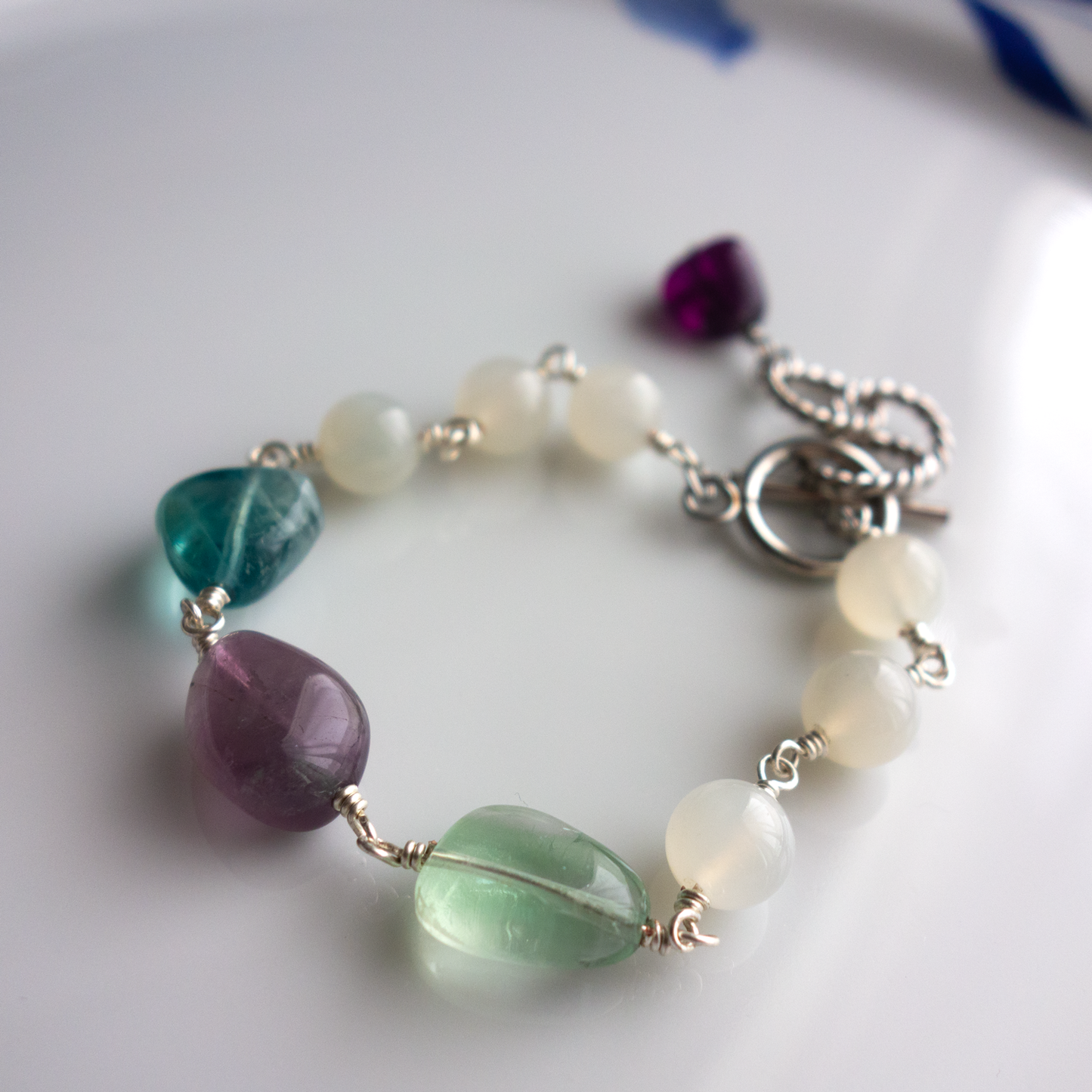 Lux _ルクス/光りと雲の変幻/彩雲*のブレスレット/ Colorful Cloud* Bracelet