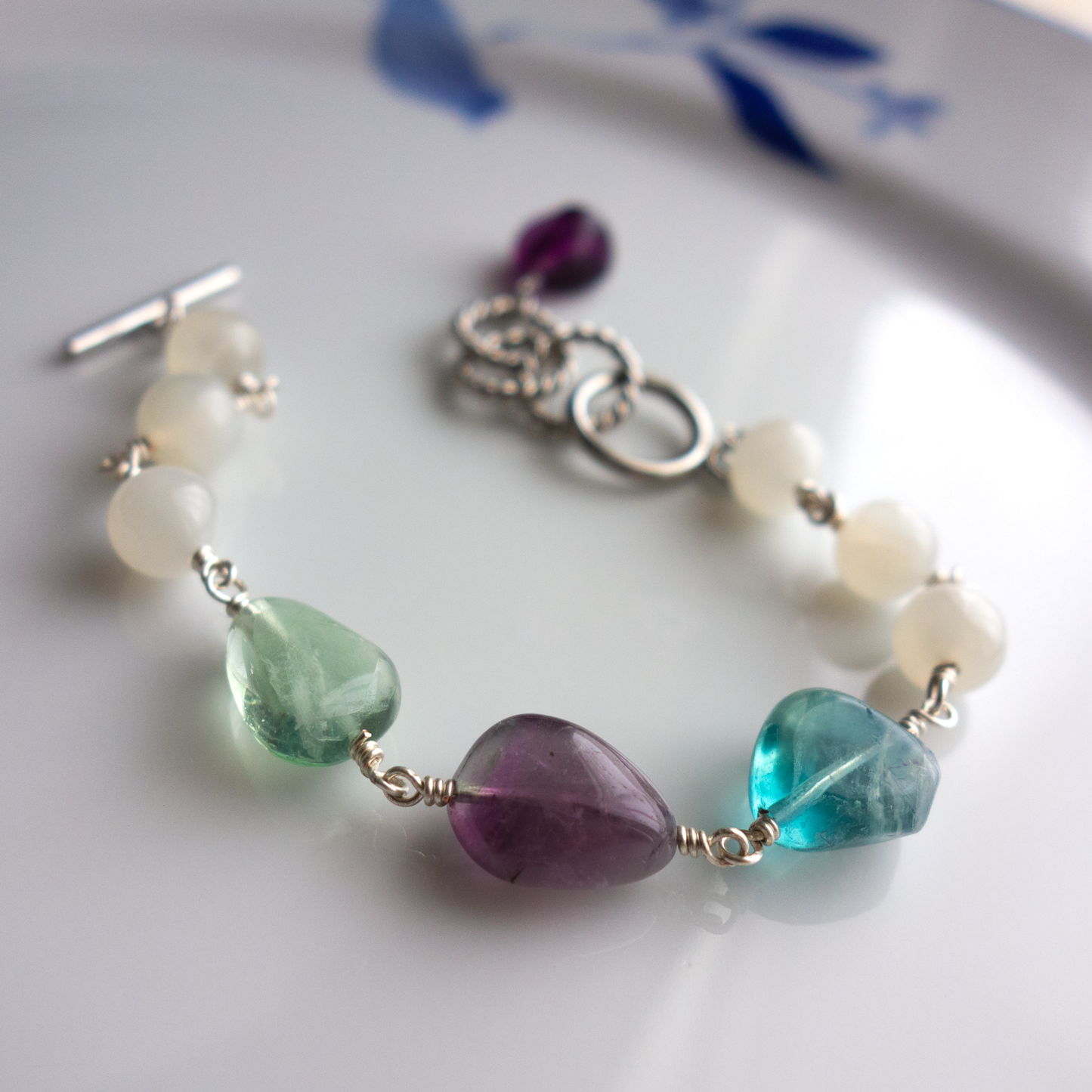 Lux _ルクス/光りと雲の変幻/彩雲*のブレスレット/ Colorful Cloud* Bracelet