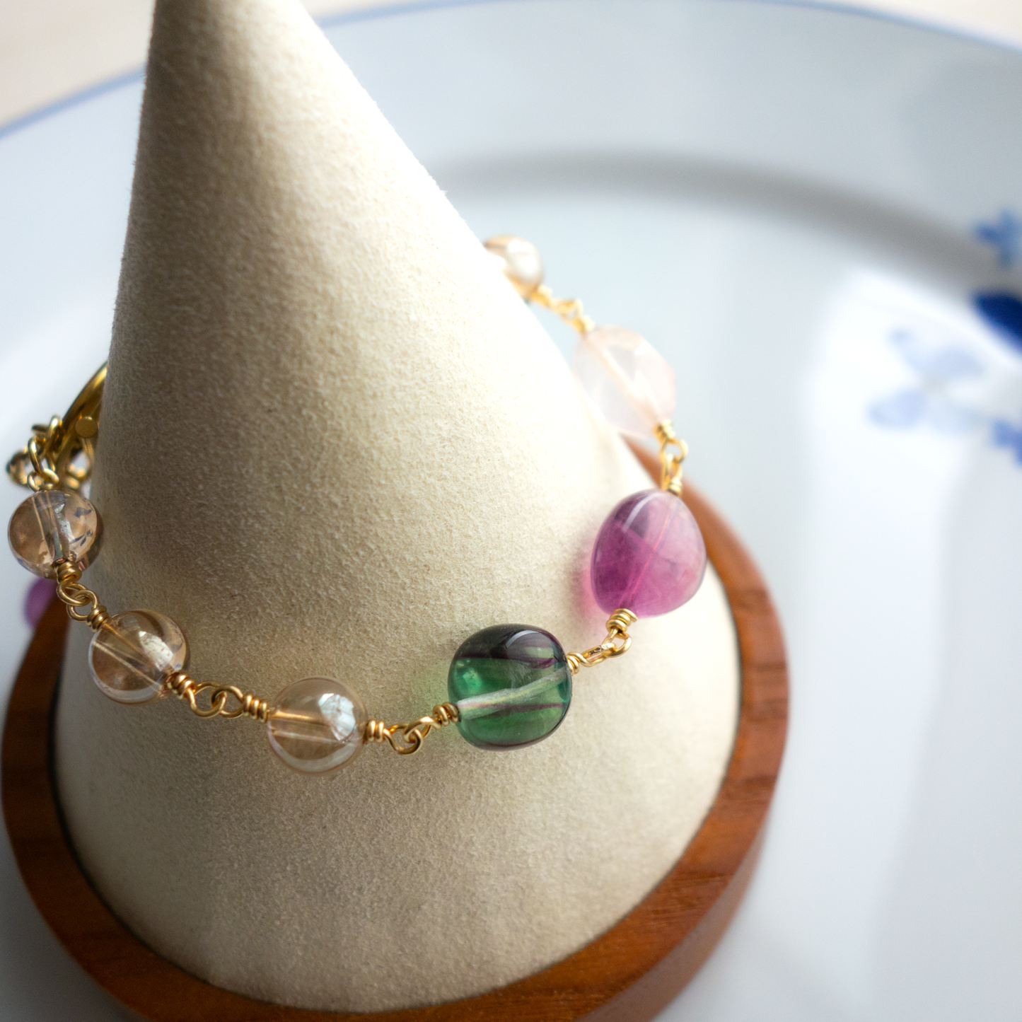 Lux _ルクス/光りと雲の変幻/彩雲*のブレスレット/ Colorful Cloud* Bracelet