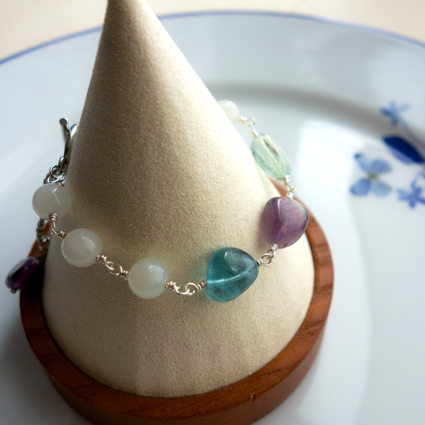 Lux _ルクス/光りと雲の変幻/彩雲*のブレスレット/ Colorful Cloud* Bracelet