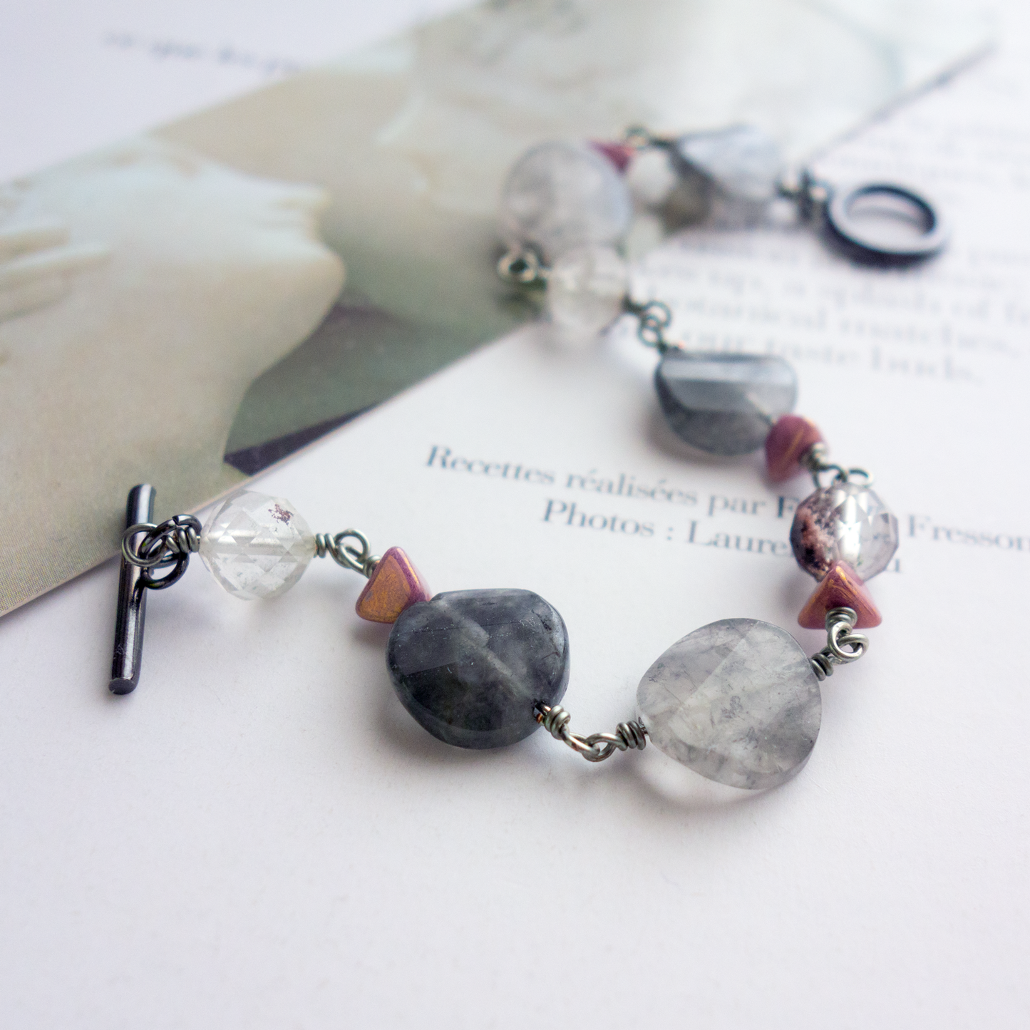 Nuage_ヌアージュ/「クラウディクオーツ」曇り空*ブレスレット/Cloudy Sky Bracelet #279