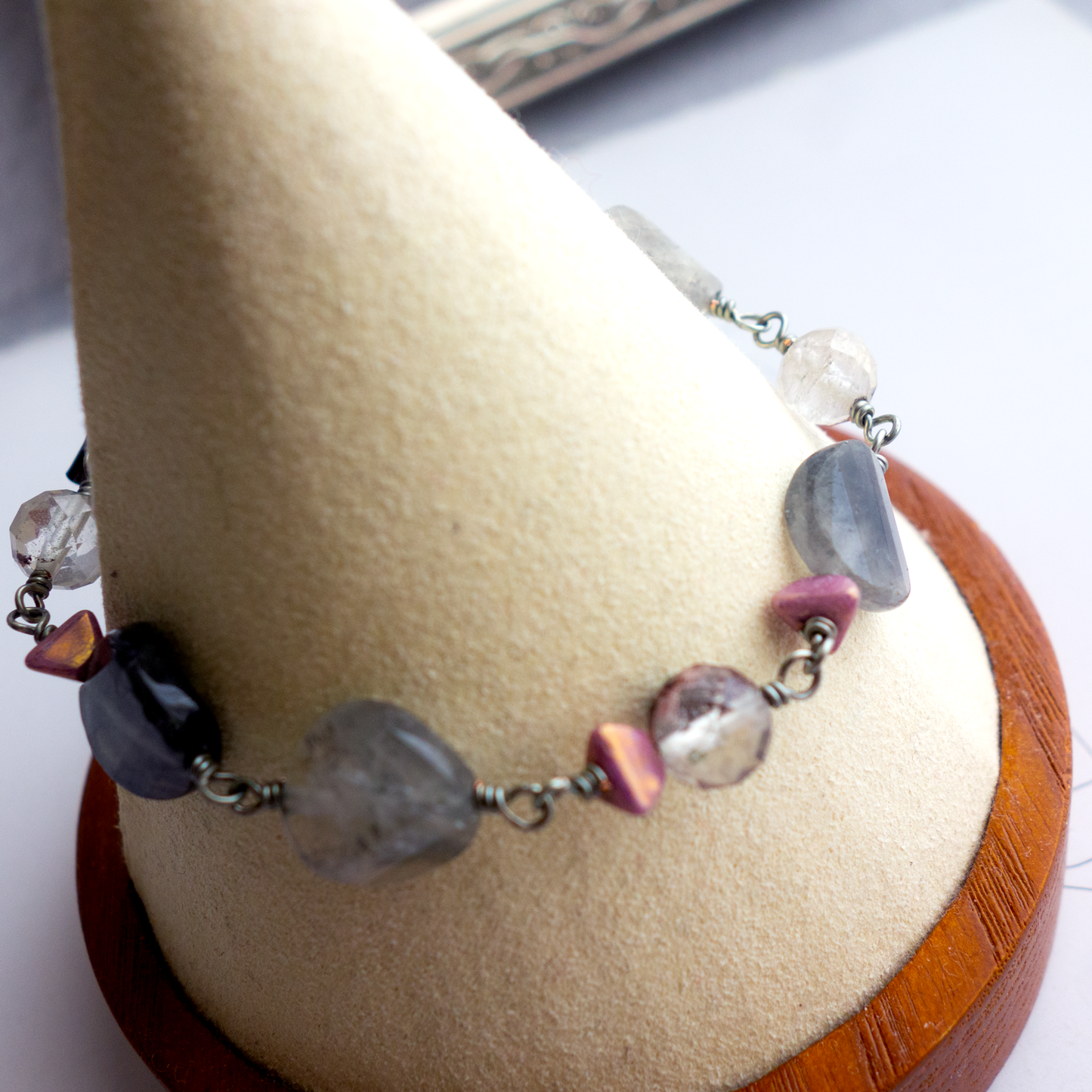 Nuage_ヌアージュ/「クラウディクオーツ」曇り空*ブレスレット/Cloudy Sky Bracelet #279