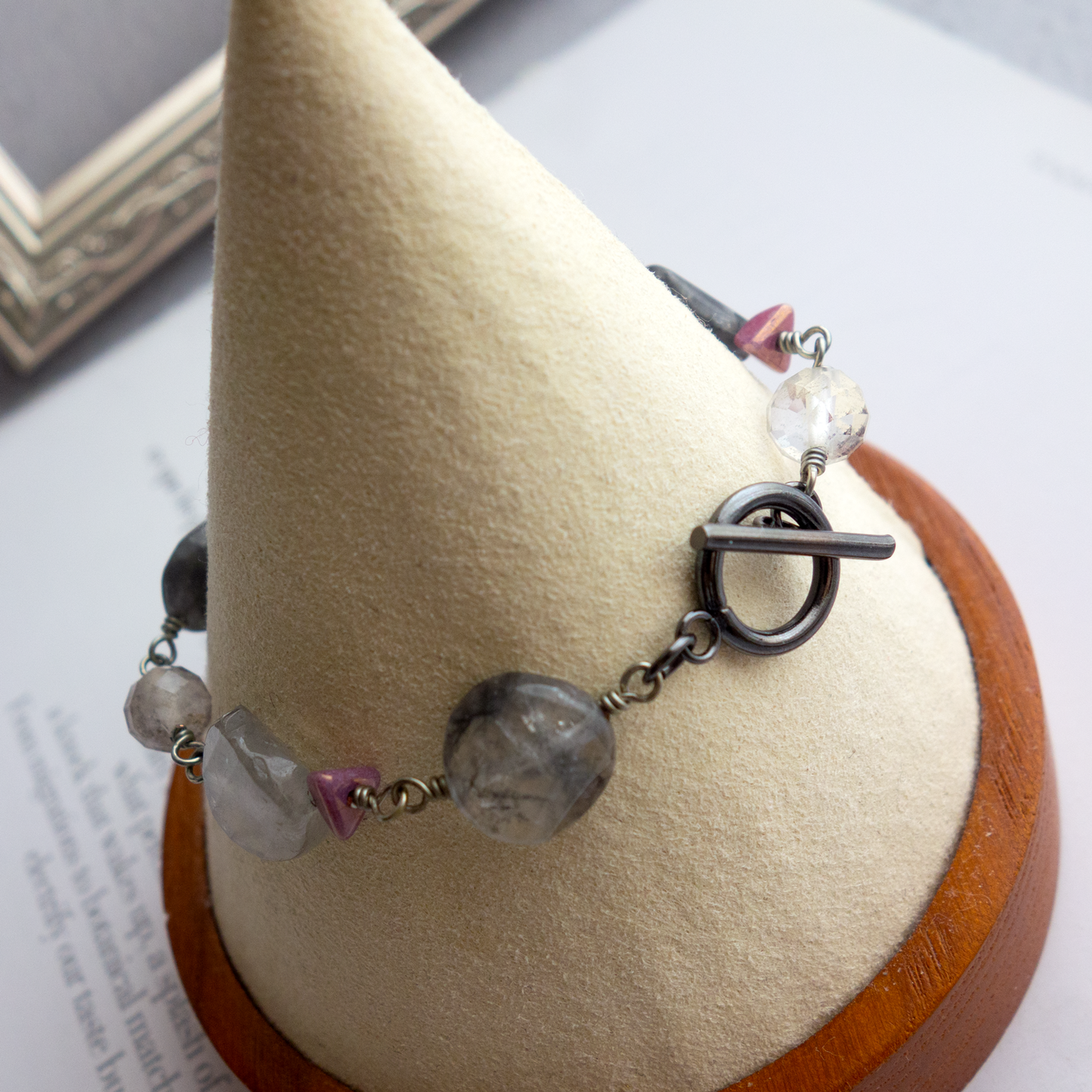 Nuage_ヌアージュ/「クラウディクオーツ」曇り空*ブレスレット/Cloudy Sky Bracelet #279