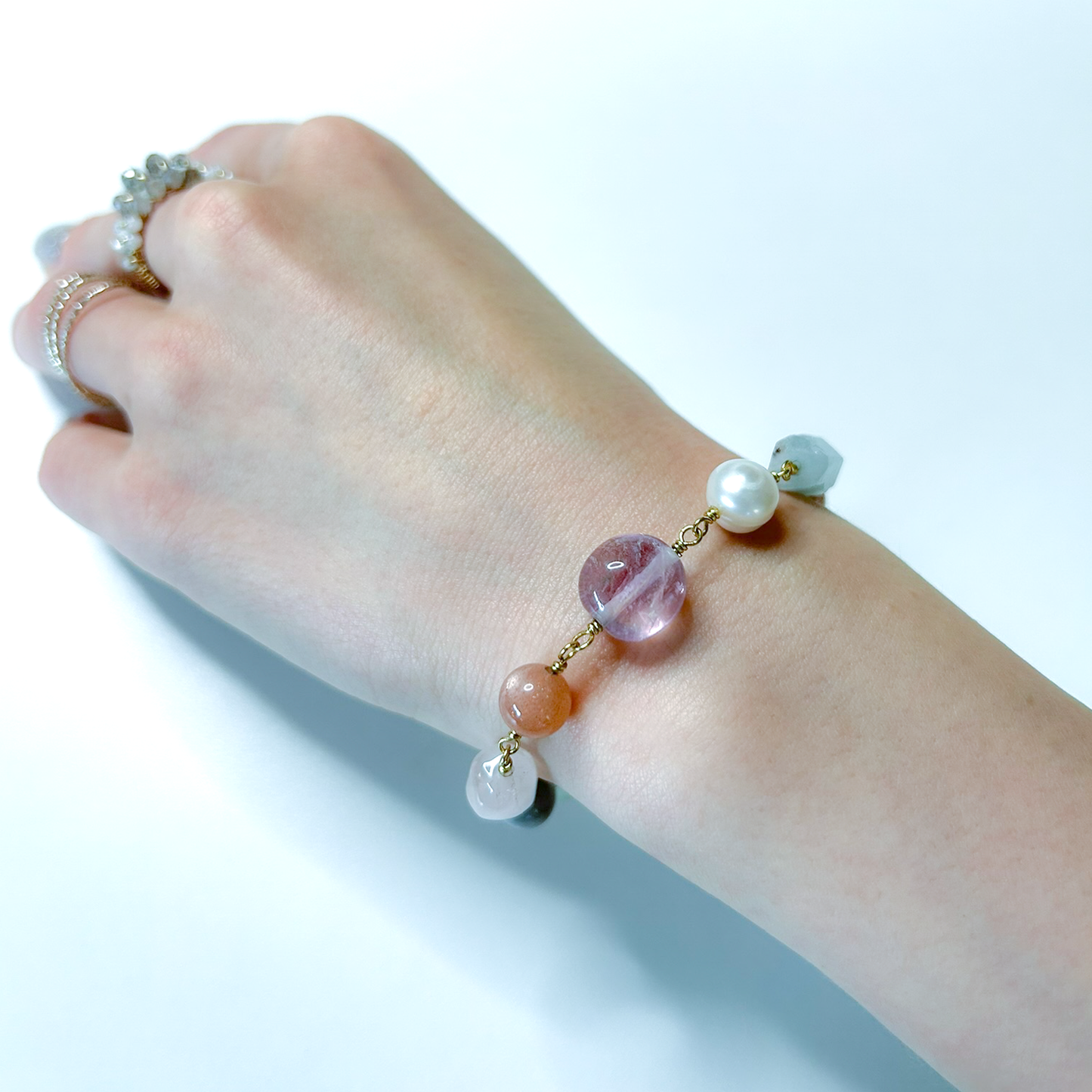 Aura _アウラ/香りのひととき/香風*のブレスレット/Fragrance moment Kofu* bracelet