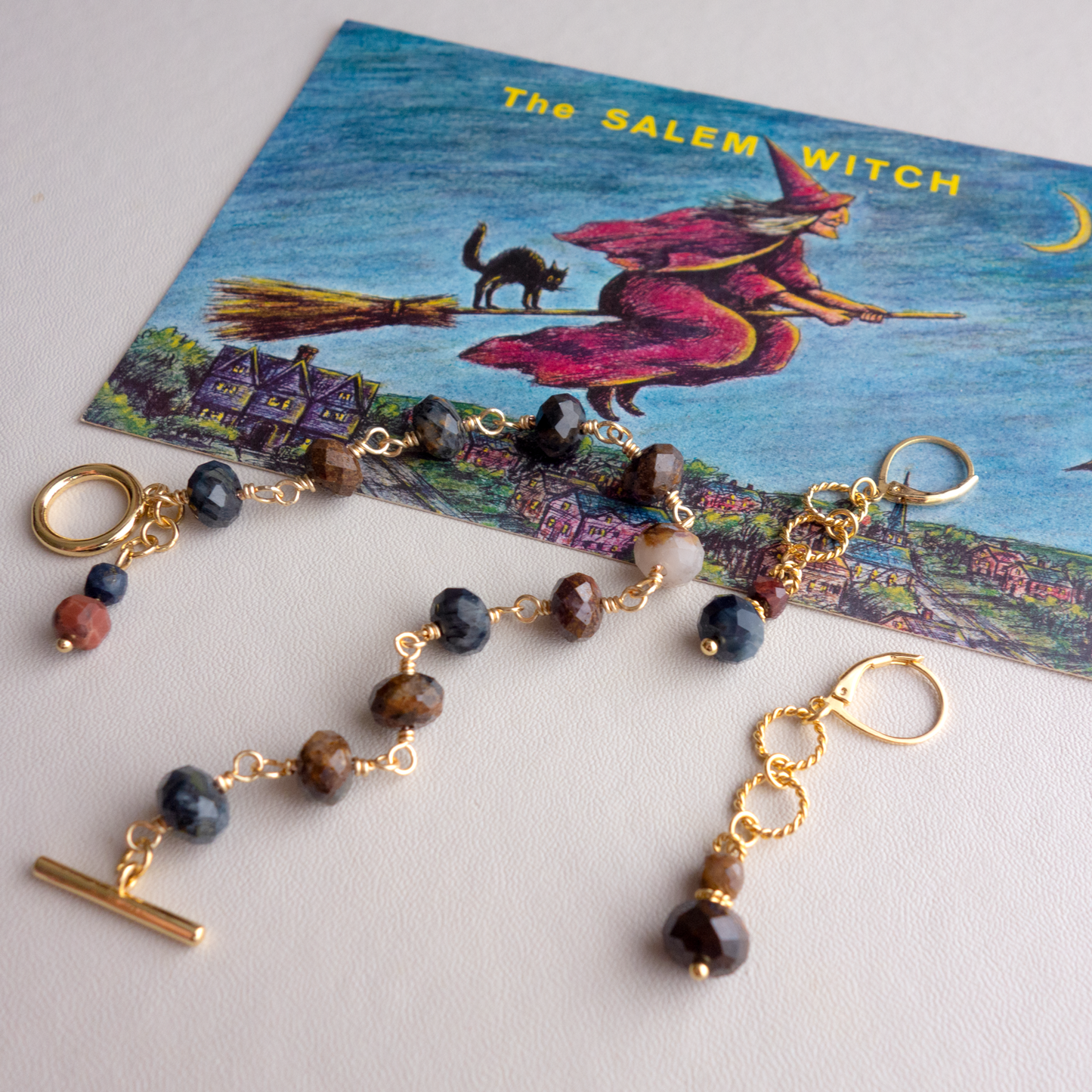 Noir d’automne _ノワール ドトンヌ／Deep and quiet brilliance - Pietersite bracelet #283