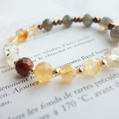 *ジュージーな黄色やオレンジ色の輝きを放つ <シトリン> 暮らしを明るく変えるイエロー効果 #204