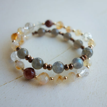 *ジュージーな黄色やオレンジ色の輝きを放つ <シトリン> 暮らしを明るく変えるイエロー効果 #204