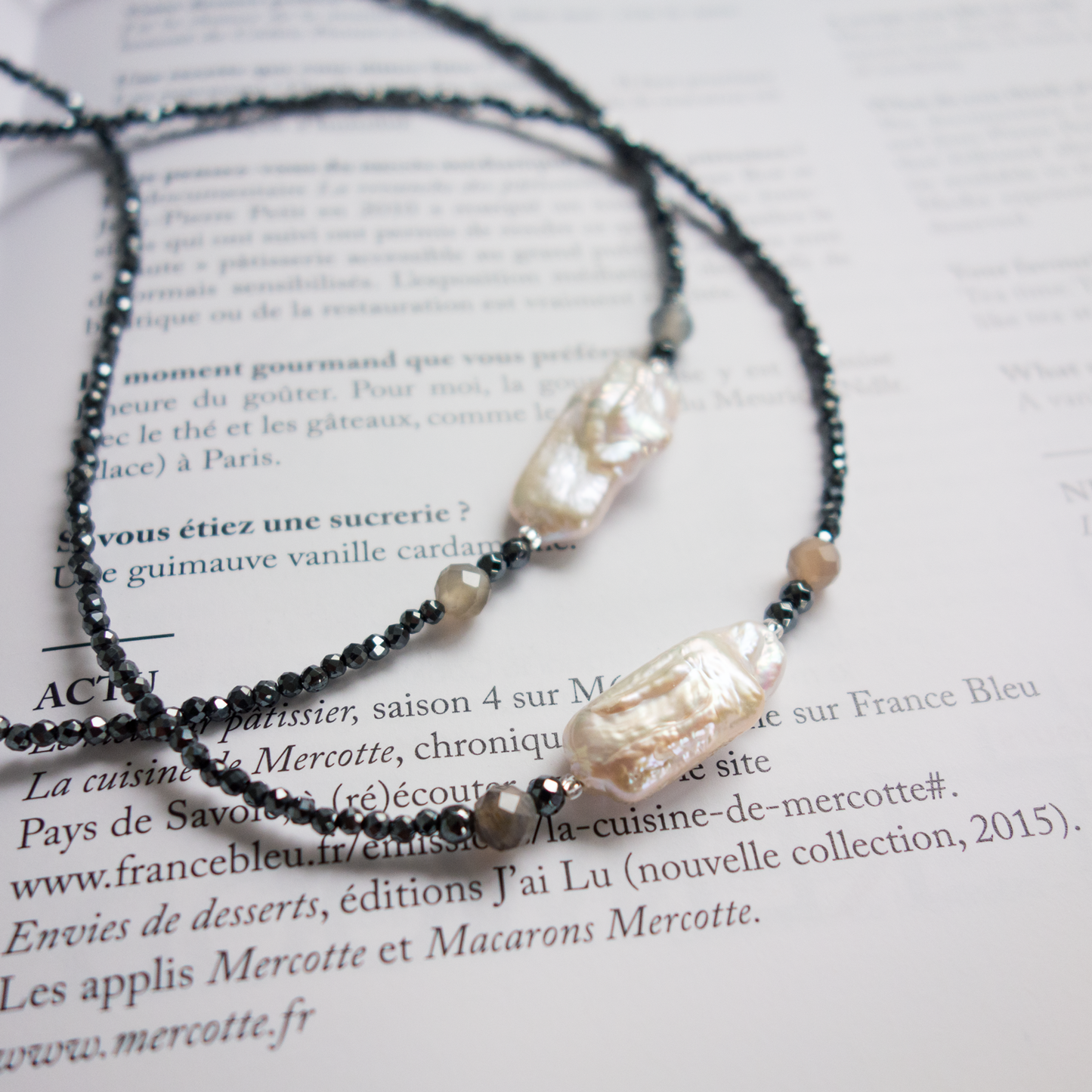 Nephele_ネペレ【ビワ淡水パール＋ムーンストーン】_ネックレス#1.