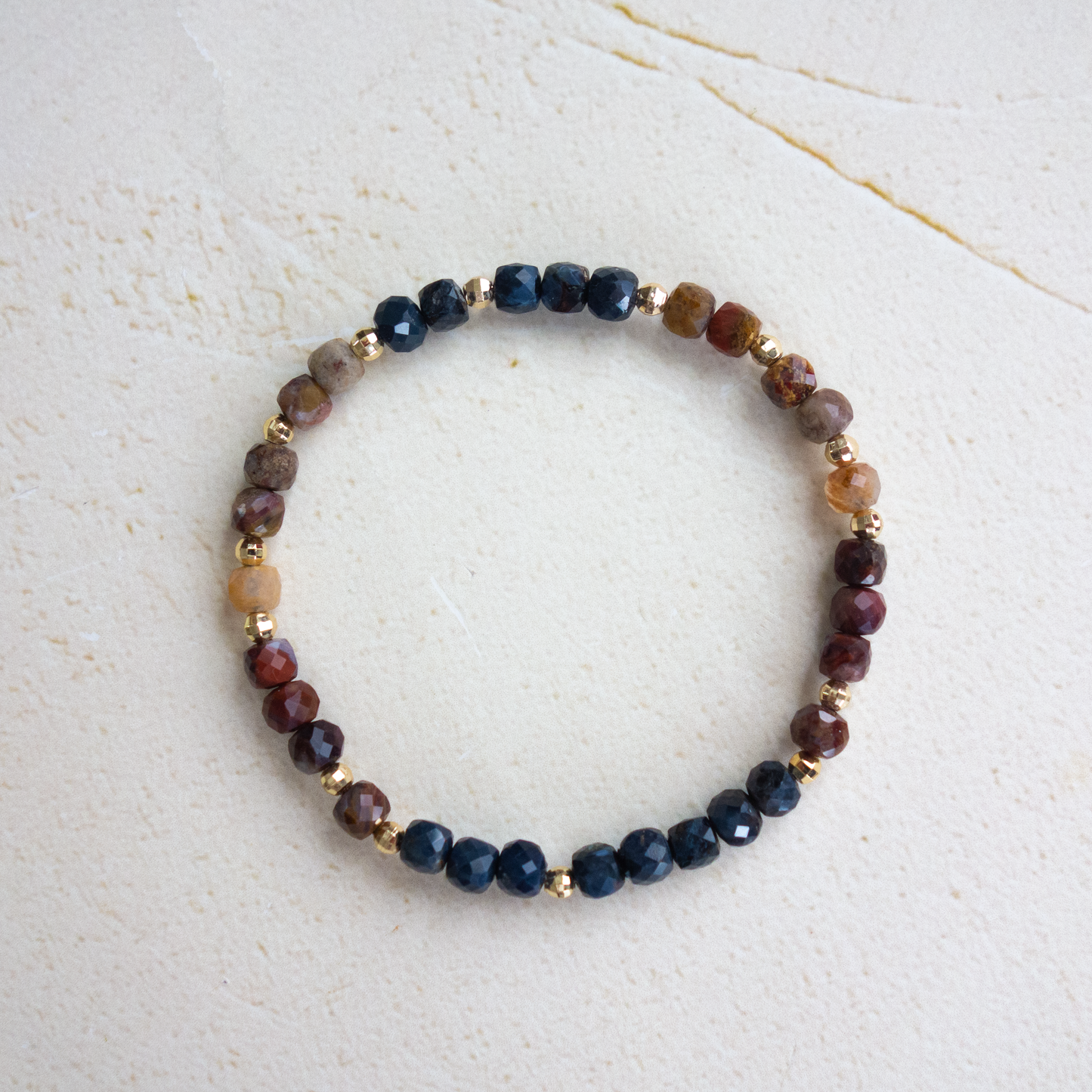 深みのある多様な模様 油絵のような色彩 <ピーターサイト> 「嵐の石」逆風の中でも前進し夢や目標を達成したい