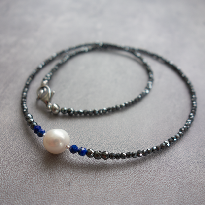 Sofi_ソフィ【淡水パール＋ラピスラズリ】_ネックレス