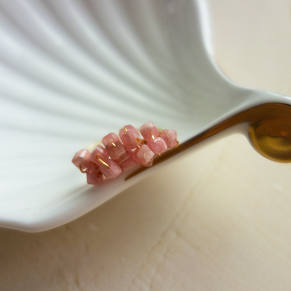 ［14kgf］*pierre_ ピエール【ガーネット／インカローズ】_天然石ワイヤーリング