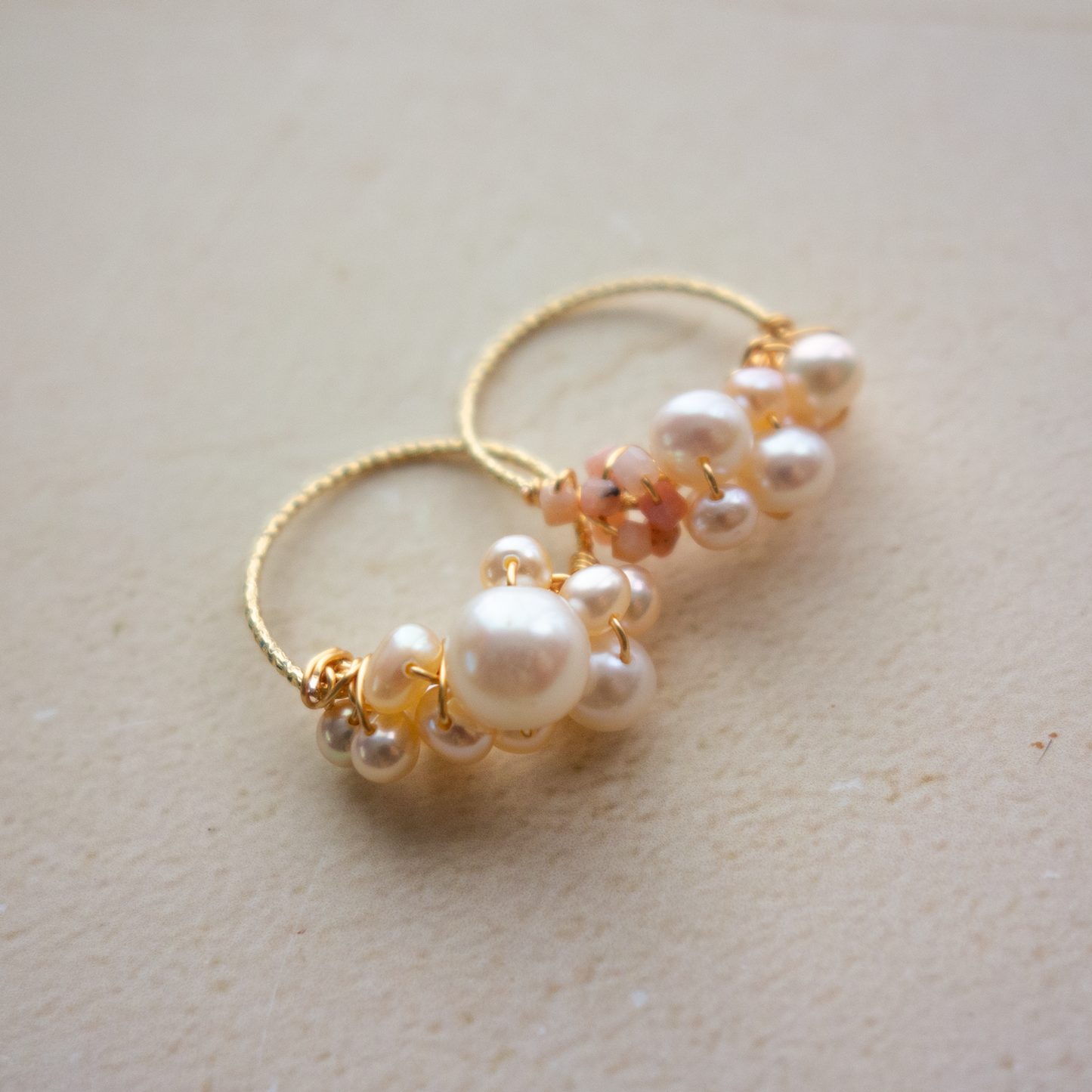 ［14kgf］*pierre_ ピエール【淡水パール】_天然石ワイヤーリング