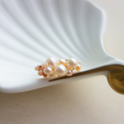 ［14kgf］*pierre_ ピエール【淡水パール】_天然石ワイヤーリング