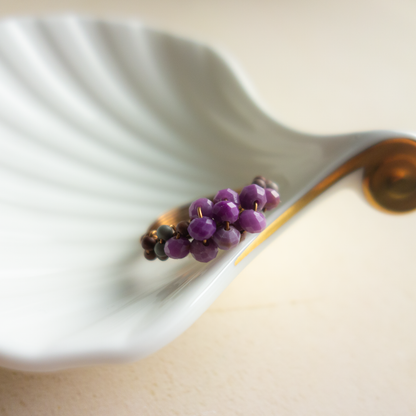 *mousse_ ムース／【フォスフォシデライト×ピクチャージャスパー】_天然石ワイヤーリング