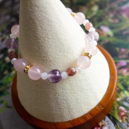 春風のような優しい薔薇色ローズクオーツ【紅水晶】穏やかな気持ちに