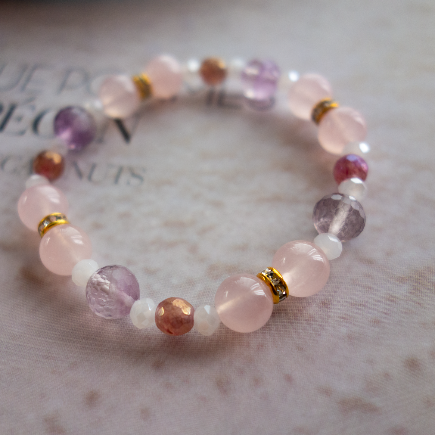 春風のような優しい薔薇色ローズクオーツ【紅水晶】穏やかな気持ちに