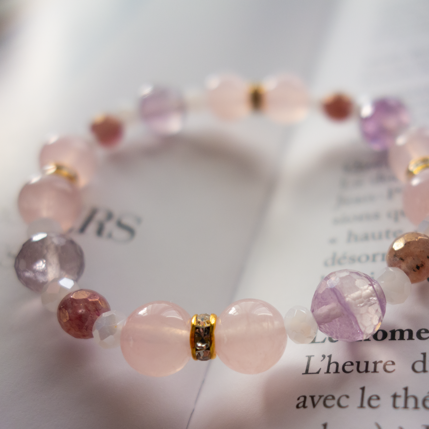 春風のような優しい薔薇色ローズクオーツ【紅水晶】穏やかな気持ちに