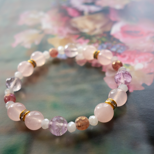 春風のような優しい薔薇色ローズクオーツ【紅水晶】穏やかな気持ちに