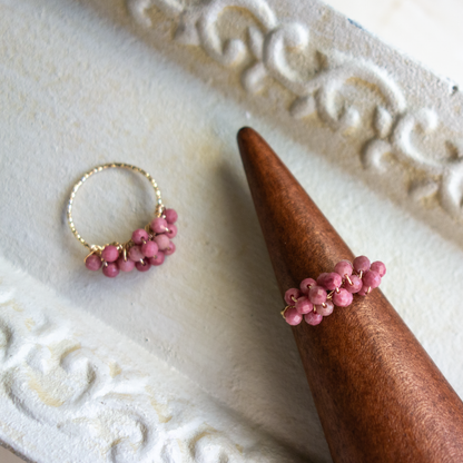 ［14kgf］*pierre_ ピエール【シリシャスシスト】_天然石ワイヤーリング