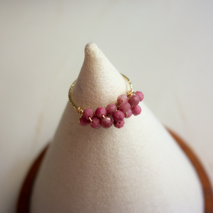 ［14kgf］*pierre_ ピエール【シリシャスシスト】_天然石ワイヤーリング