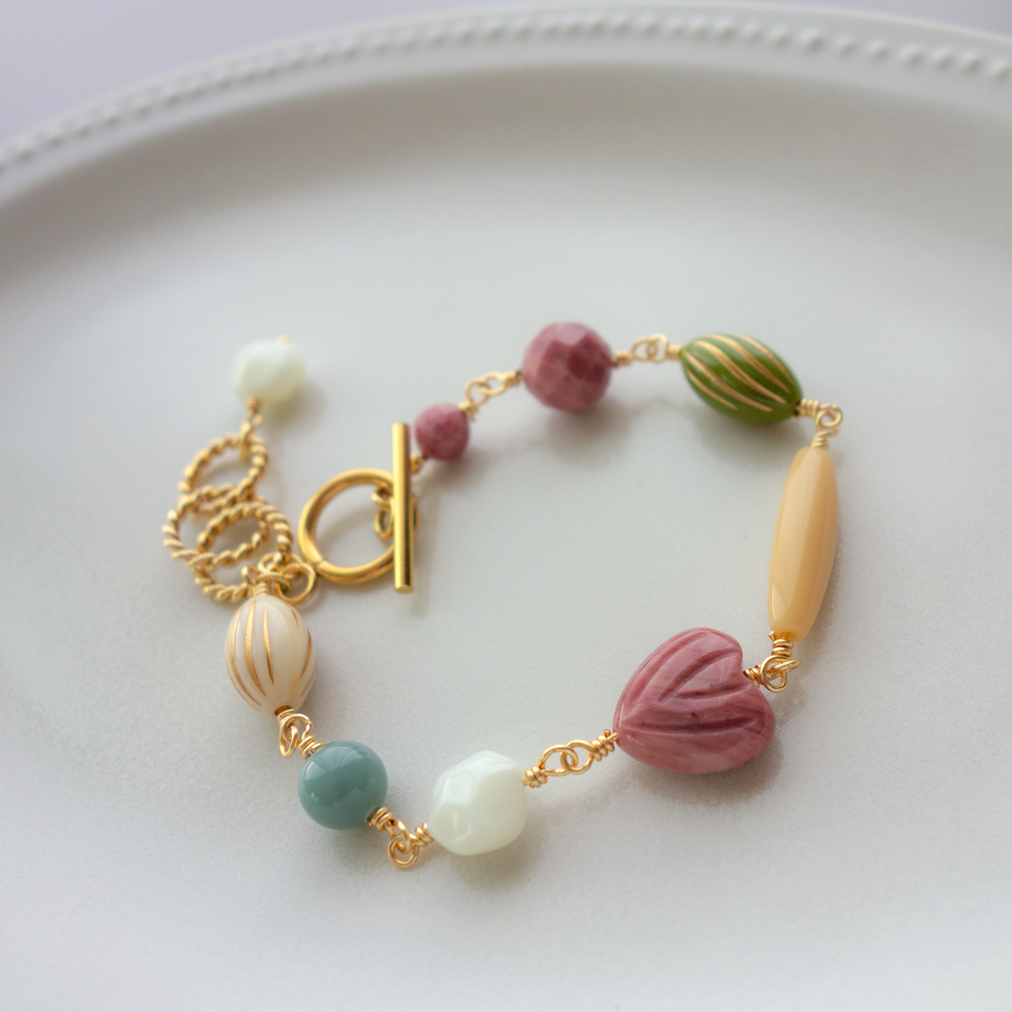 Parfait_パフェ／「ロードナイト」友愛のハート *甘色のブレスレット