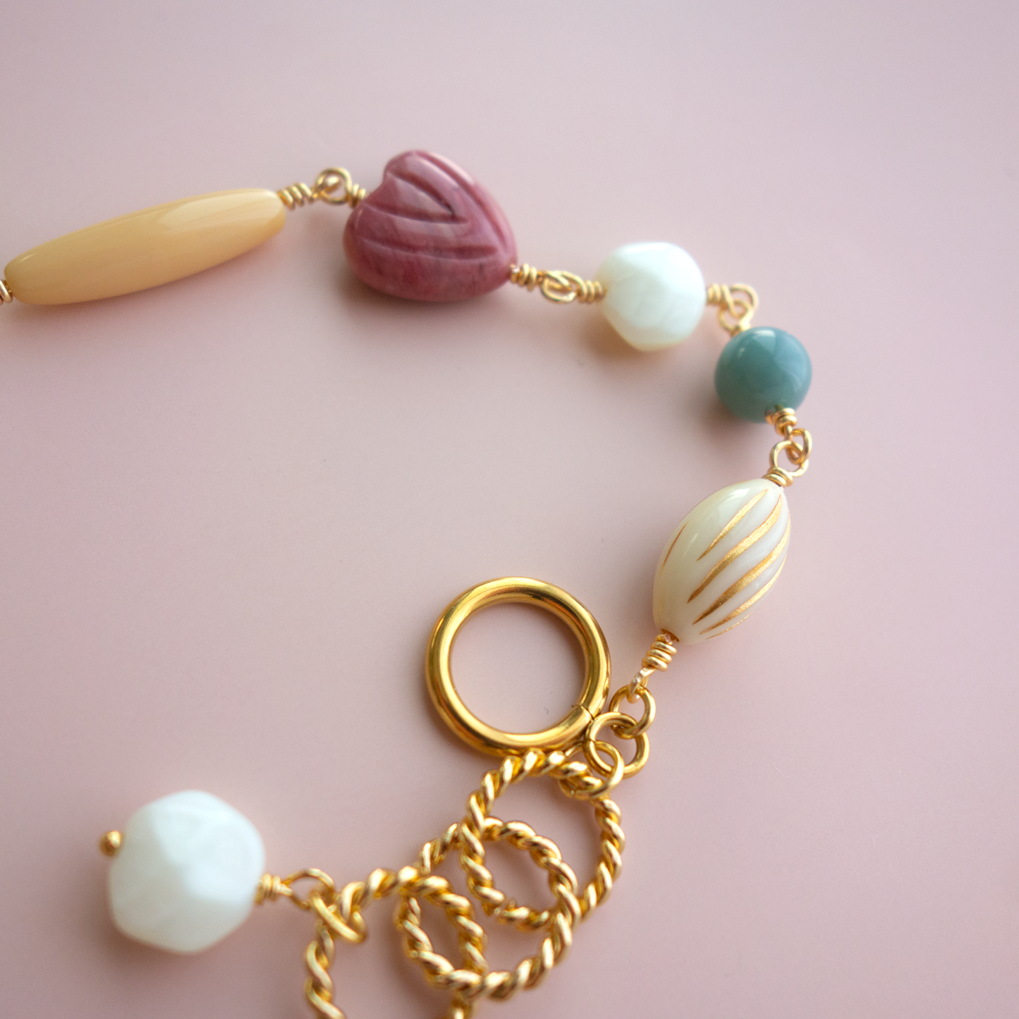 Parfait_パフェ／「ロードナイト」友愛のハート *甘色のブレスレット