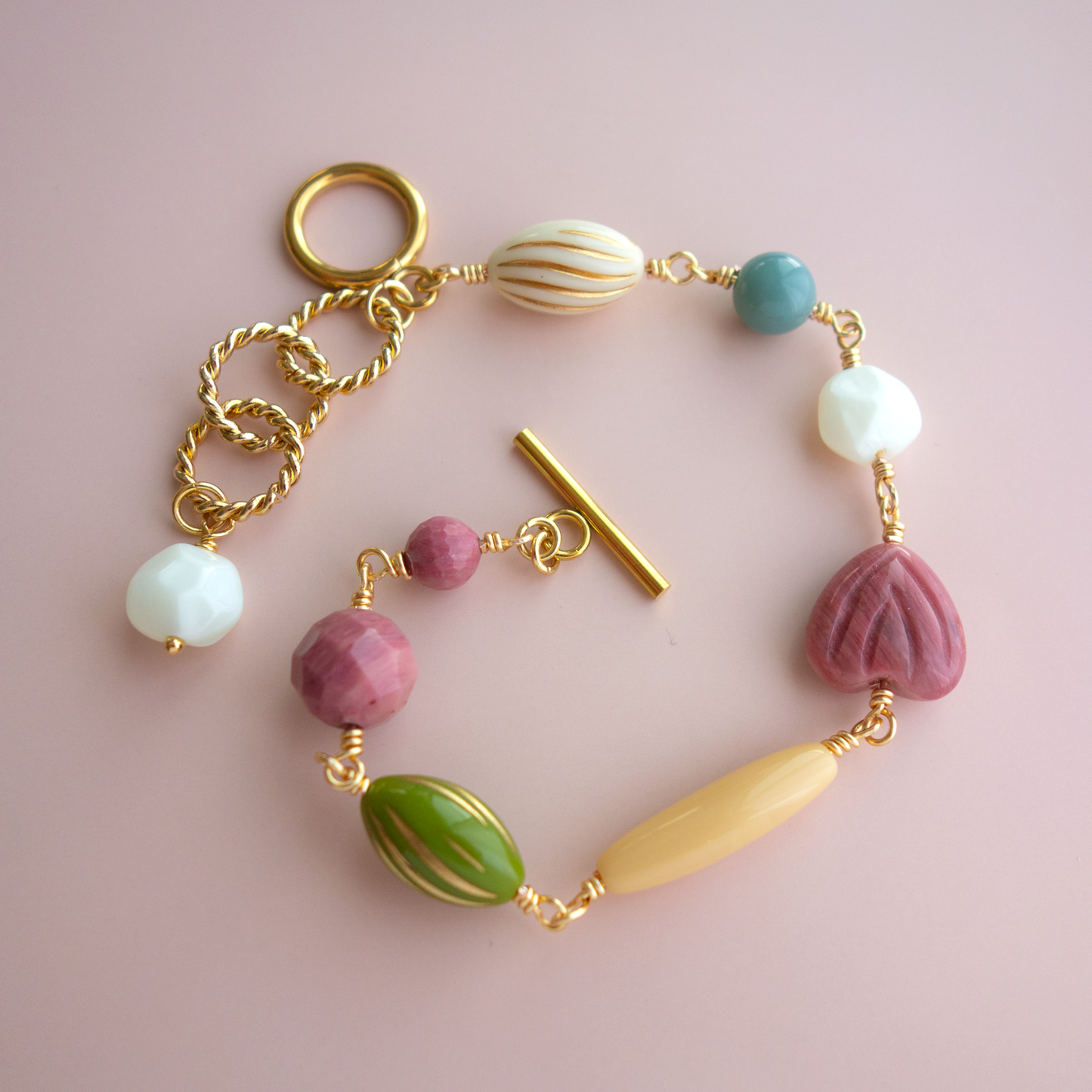 Parfait_パフェ／「ロードナイト」友愛のハート *甘色のブレスレット