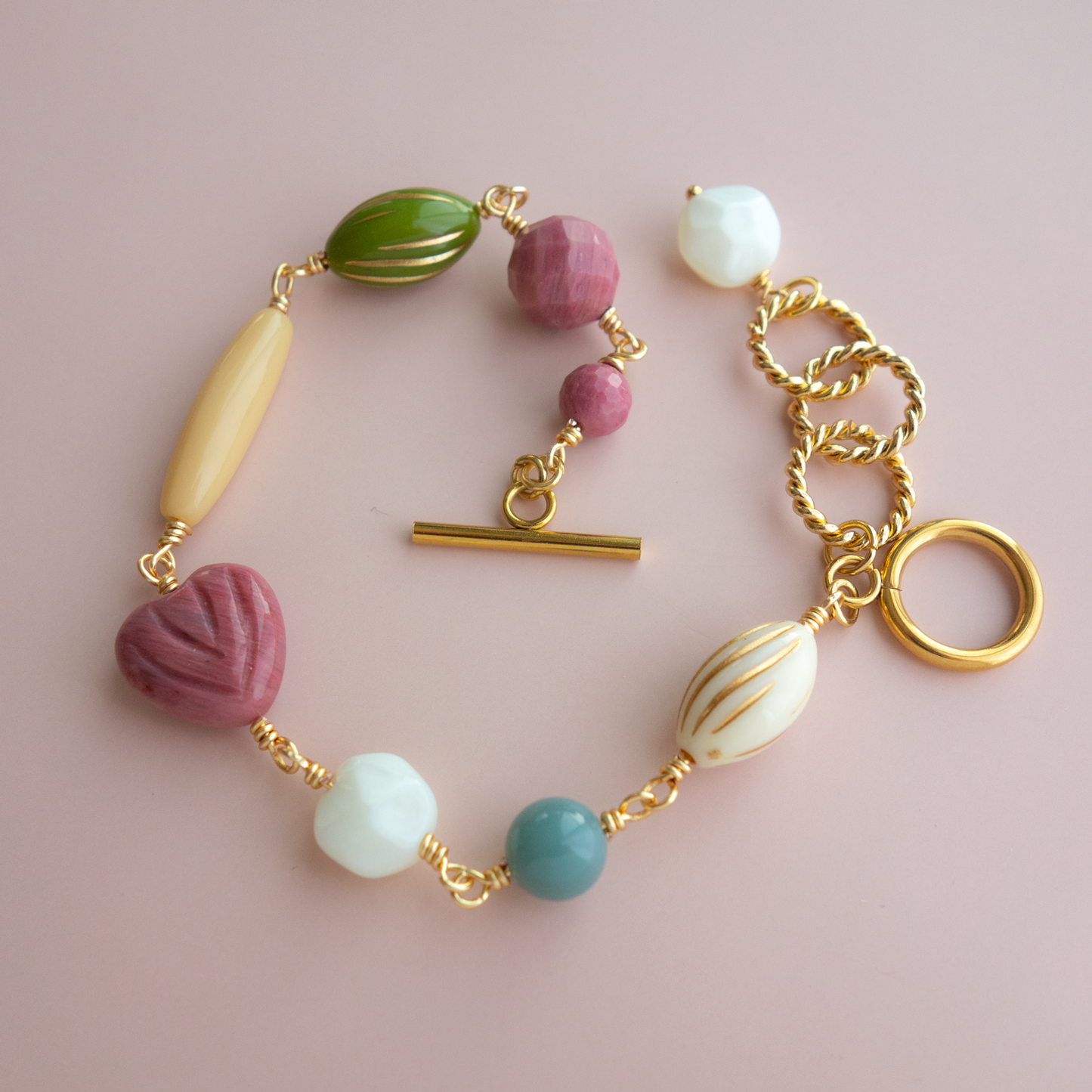 Parfait_パフェ／「ロードナイト」友愛のハート *甘色のブレスレット