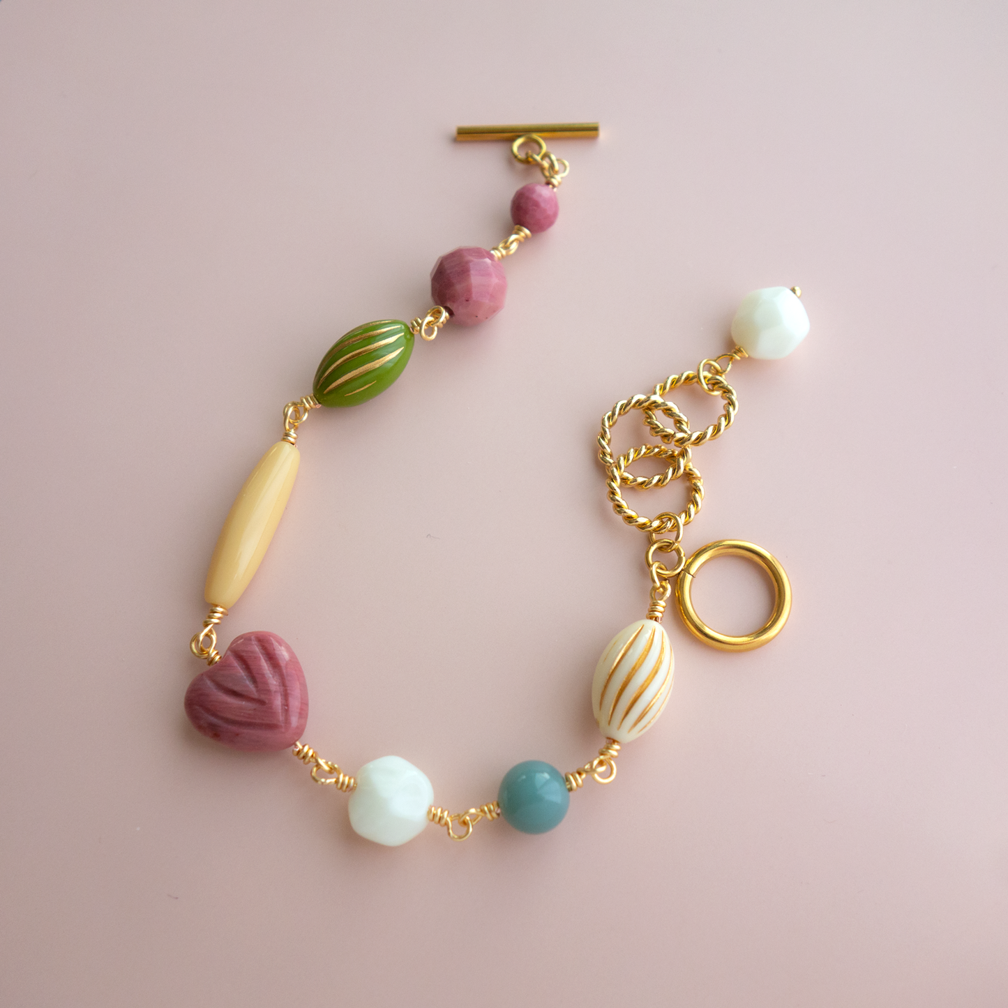 Parfait_パフェ／「ロードナイト」友愛のハート *甘色のブレスレット