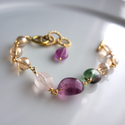 Lux _ルクス／光りと雲の変幻／彩雲*のブレスレット／ Colorful Cloud* Bracelet