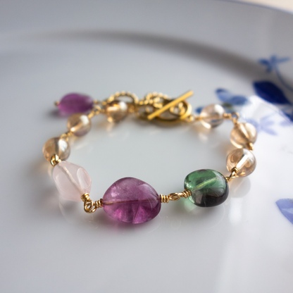 Lux _ルクス／光りと雲の変幻／彩雲*のブレスレット／ Colorful Cloud* Bracelet