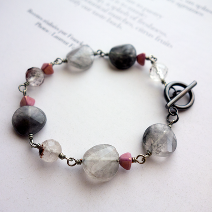 Nuage_ヌアージュ／「クラウディクオーツ」曇り空*ブレスレット／Cloudy Sky Bracelet #279