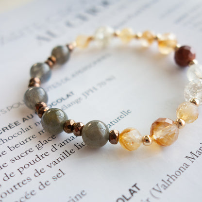 *ジュージーな黄色やオレンジ色の輝きを放つ <シトリン> 暮らしを明るく変えるイエロー効果 #204